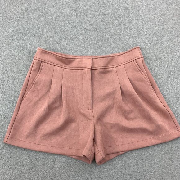 Ryegrass Shorts Womens Size 12 Pleated Rose Pink 3.5" Inseam Very Soft MSRP $60 - Picture 1 of 16